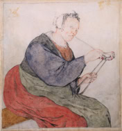 Door De Riemkap gerestaureerde gouache op perkament.